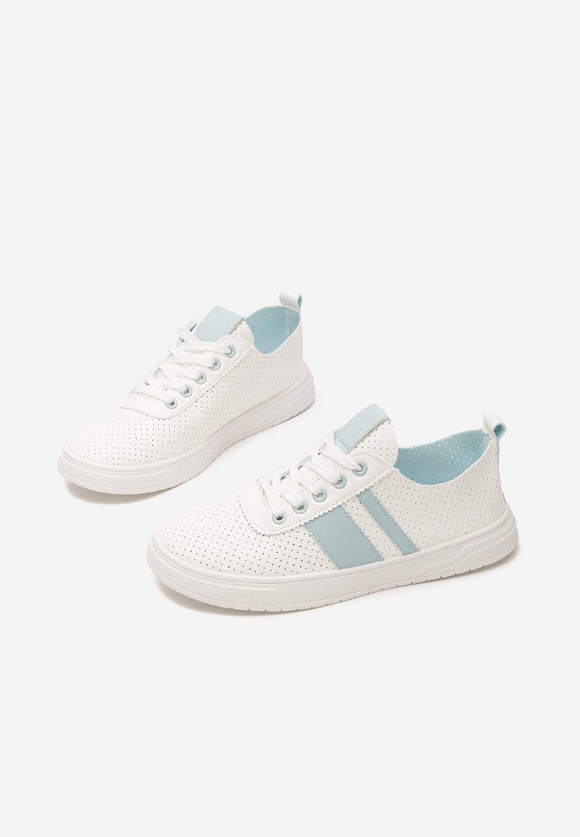 Biele dámske poltopánky Heayli V3