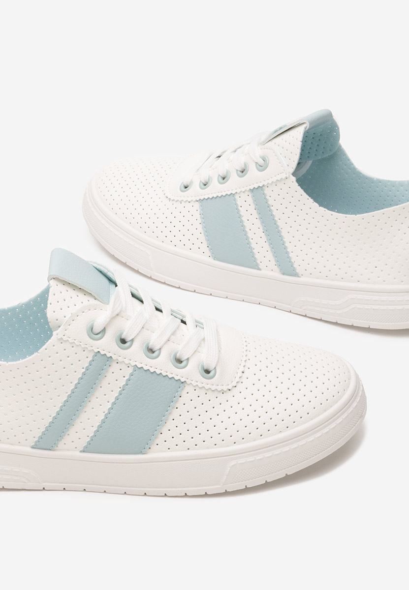 Biele dámske poltopánky Heayli V3