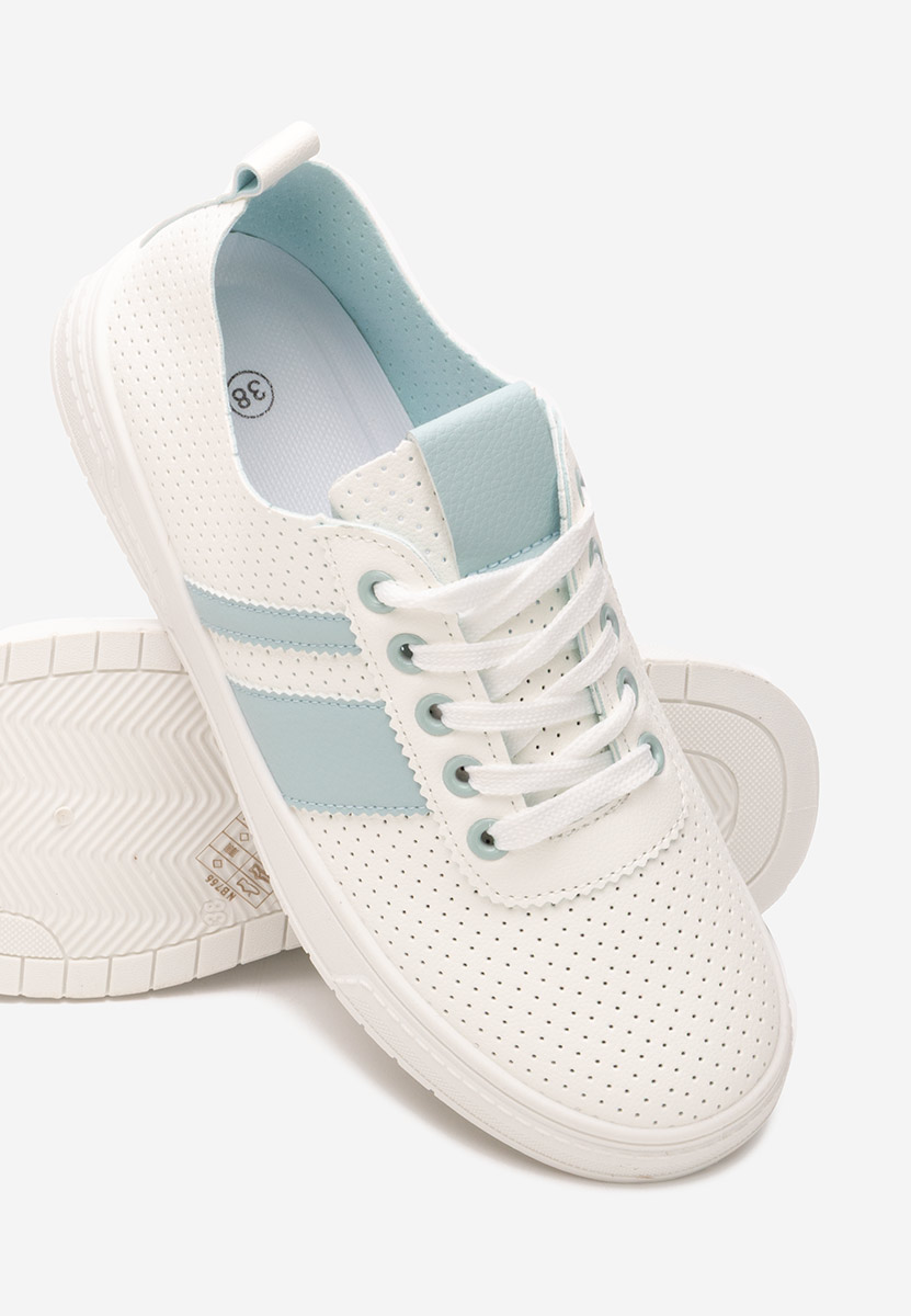 Biele dámske poltopánky Heayli V3