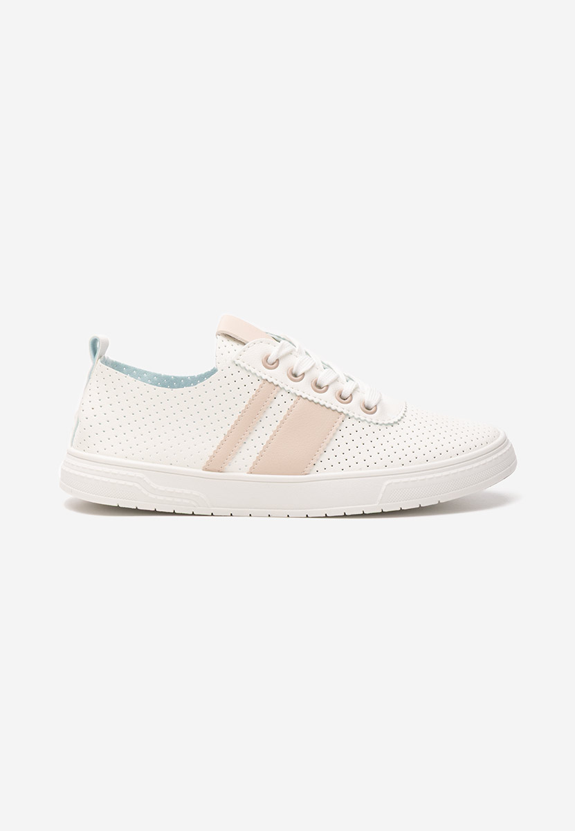 Biele dámske poltopánky Heayli