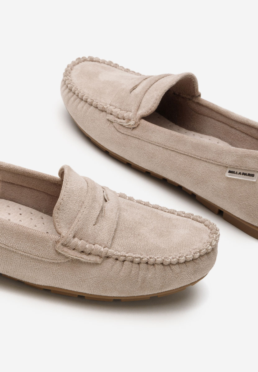 Béžové mokasíny dámske Abilena V2 Béžové mokasíny dámske Abilena V2