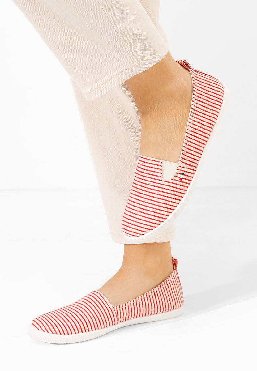 E-shop Červené dámske espadrilky Brandusa