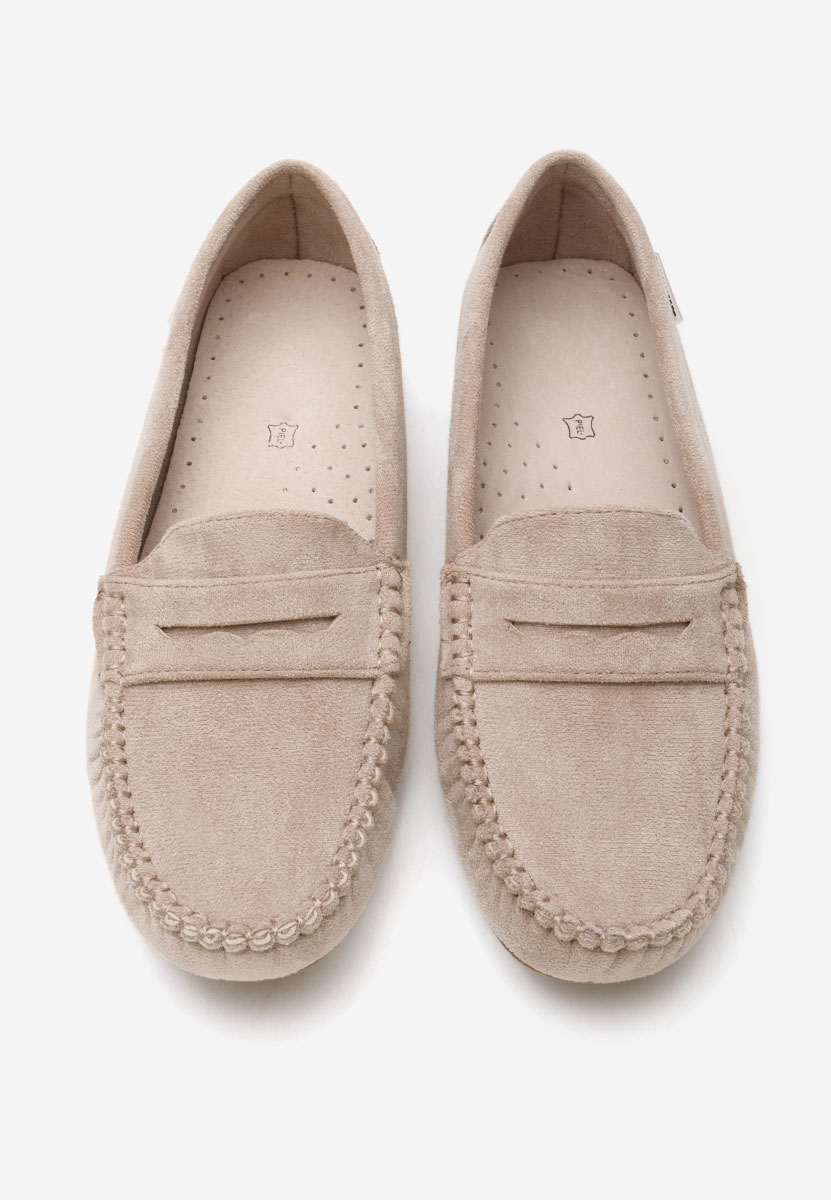 Béžové mokasíny dámske Abilena V2 Béžové mokasíny dámske Abilena V2