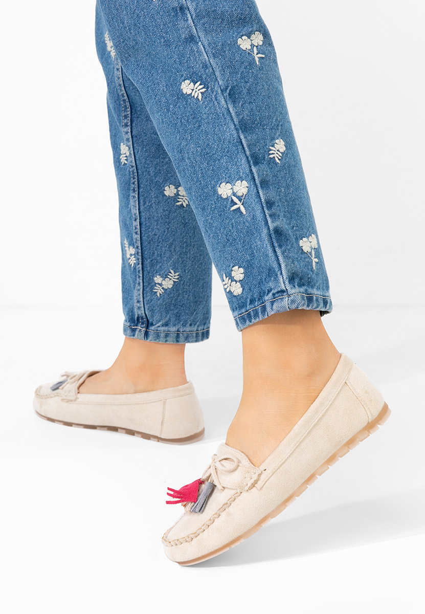 Béžové mokasíny dámske Prestia V2