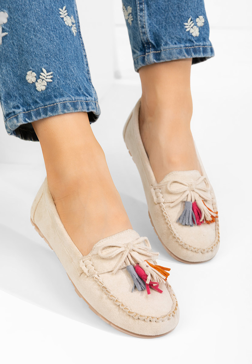 Béžové mokasíny dámske Prestia V2