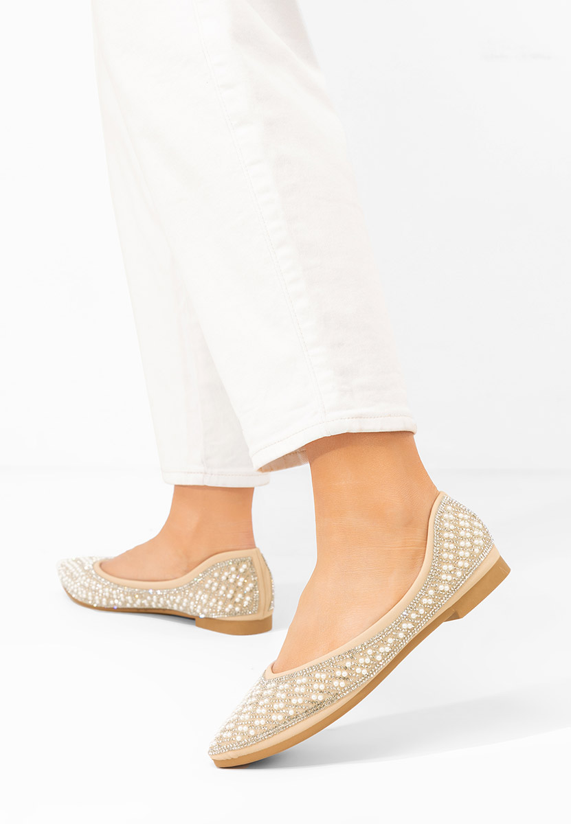 Ružové elegantne balerinky Charity