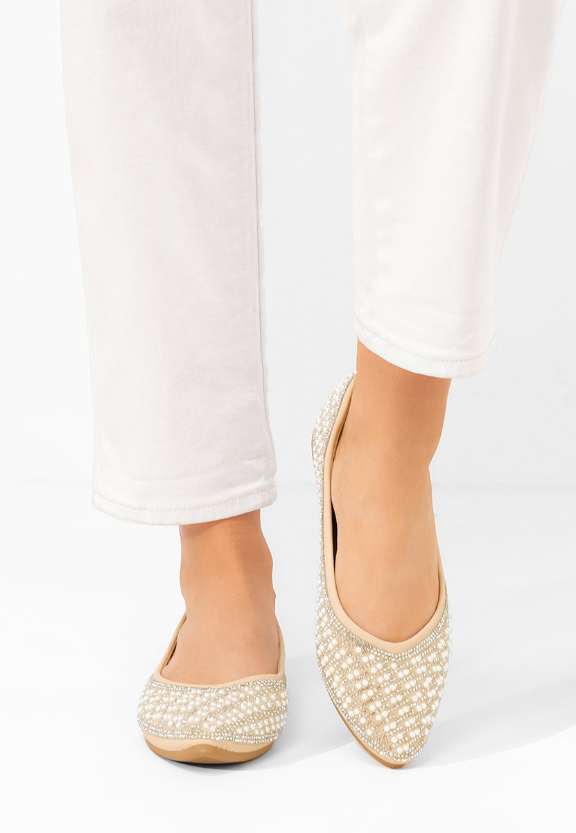 Ružové elegantne balerinky Charity