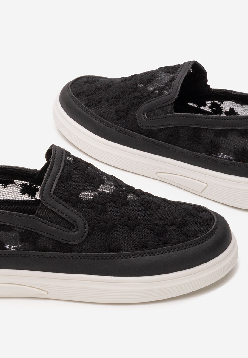 Čierne dámske poltopánky Latyssa