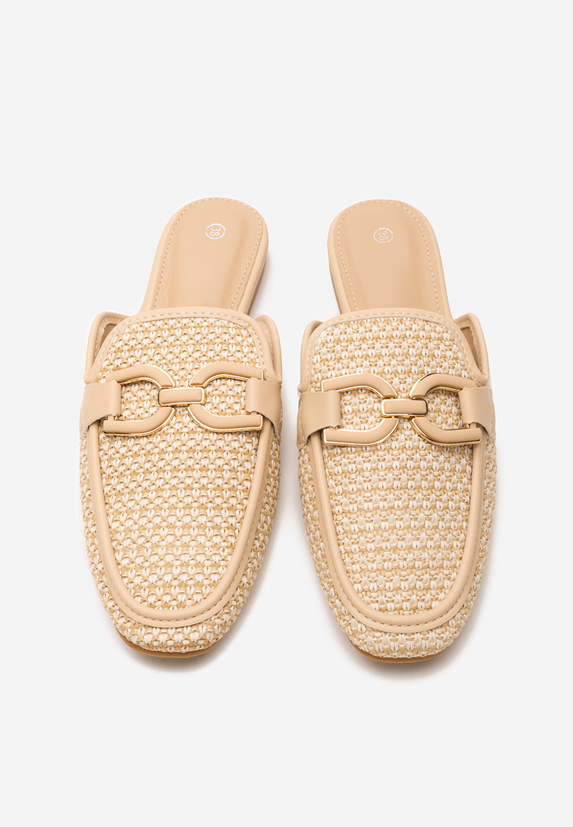 Béžové šľapky dámske Kerya