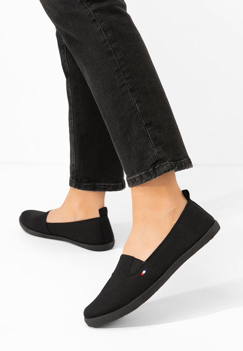 Čierne dámske espadrilky Jeanyne V2