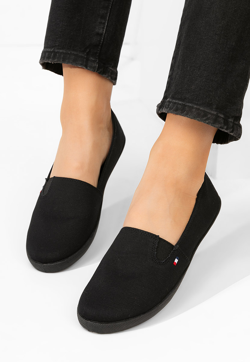 Čierne dámske espadrilky Jeanyne V2