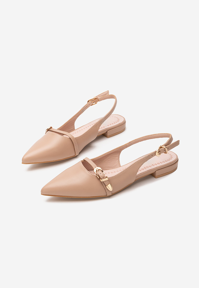 Khaki lodičky s otvorenou pätou Elyssa