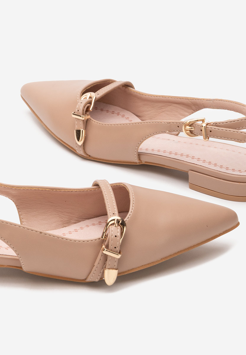 Khaki lodičky s otvorenou pätou Elyssa