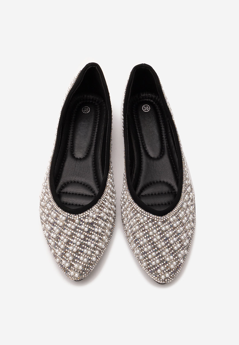 Čierne elegantne balerinky Charity