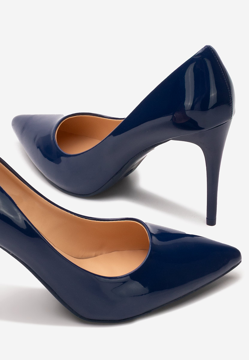 Tmavomdoré lakované lodičky Melany