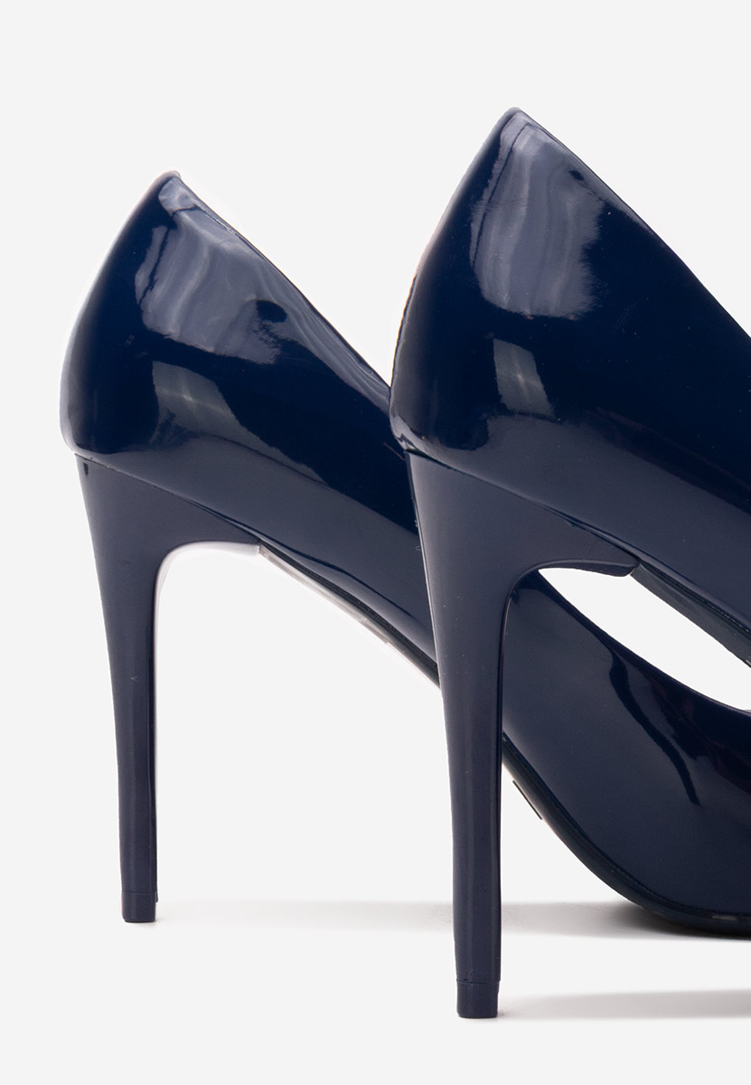 Tmavomdoré lakované lodičky Melany