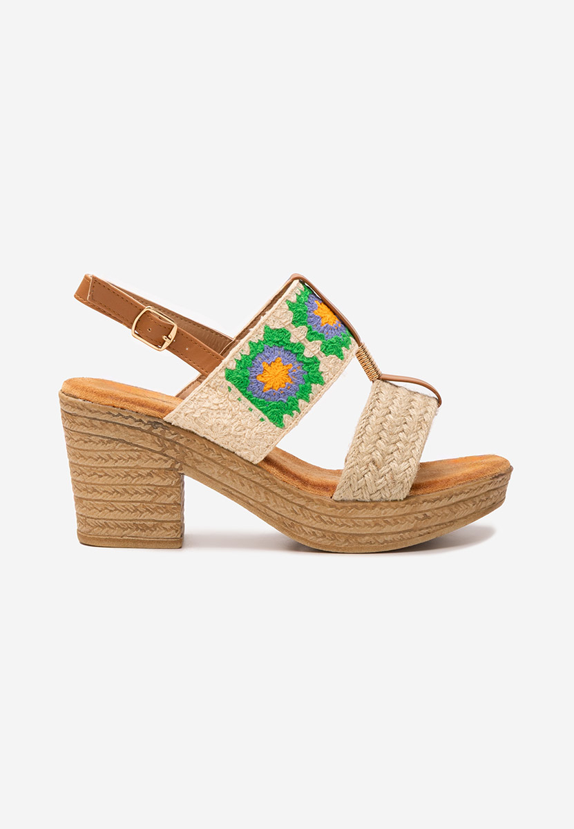 Béžové dámske sandále Zeina