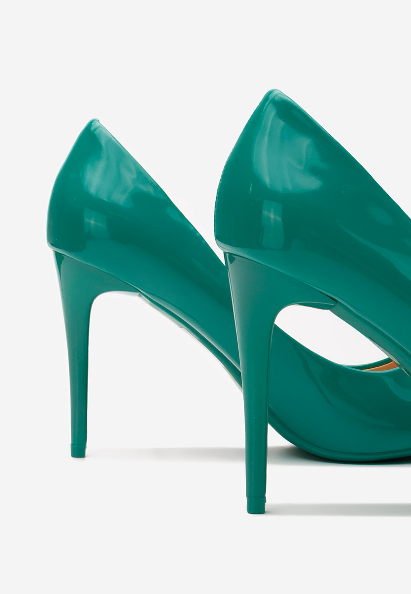 Zelené lodičky Melany