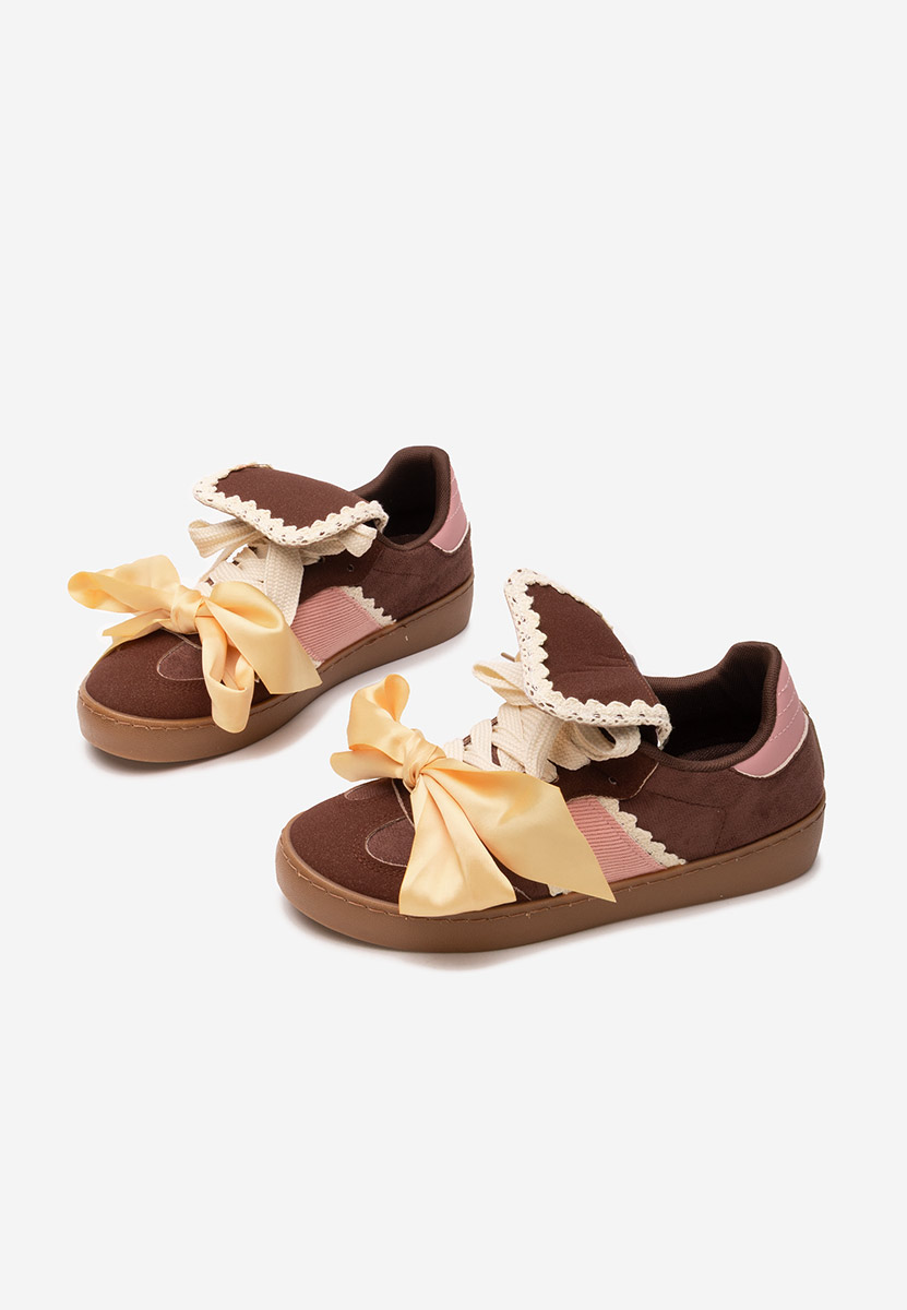 Hnedé dámske tenisky Maxima