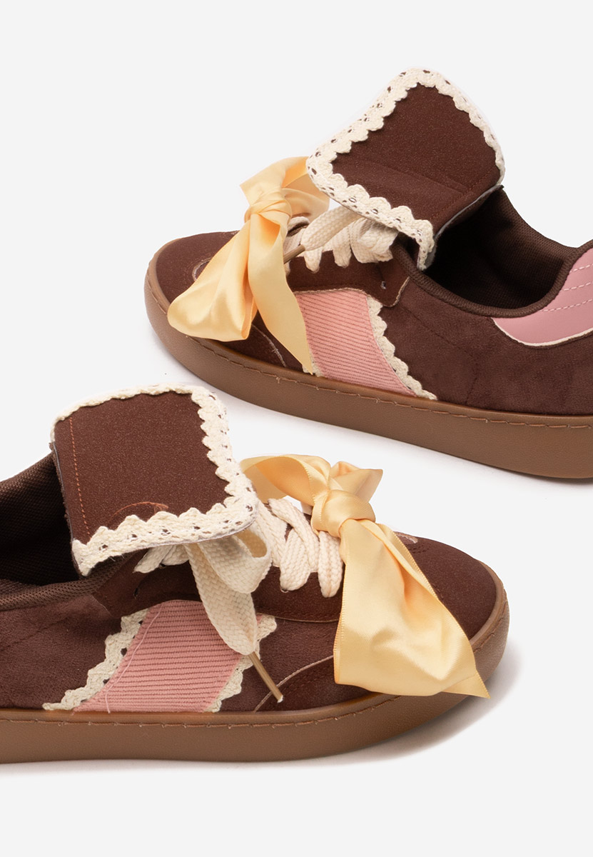 Hnedé dámske tenisky Maxima