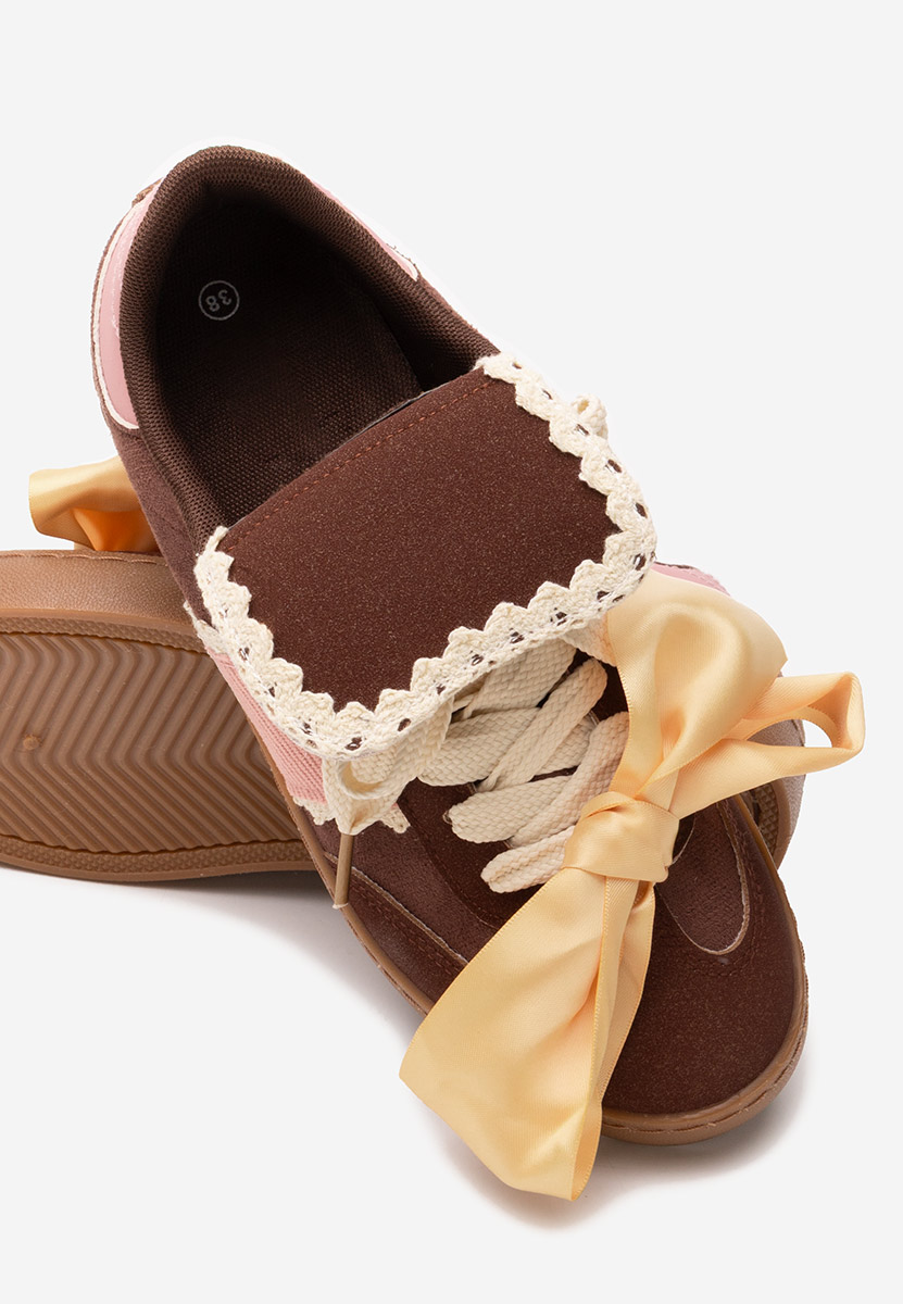 Hnedé dámske tenisky Maxima