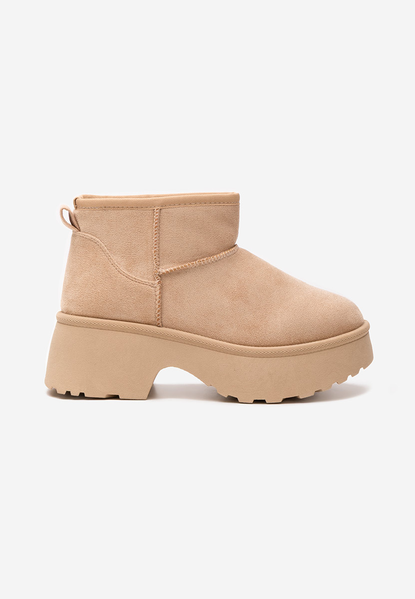 Khaki dámske zimné členkové čižmy Tarnia