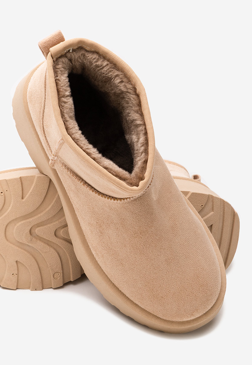 Khaki dámske zimné členkové čižmy Tarnia