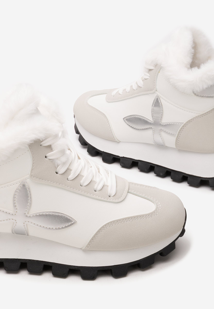 Biele dámske zimné tenisky Ozia