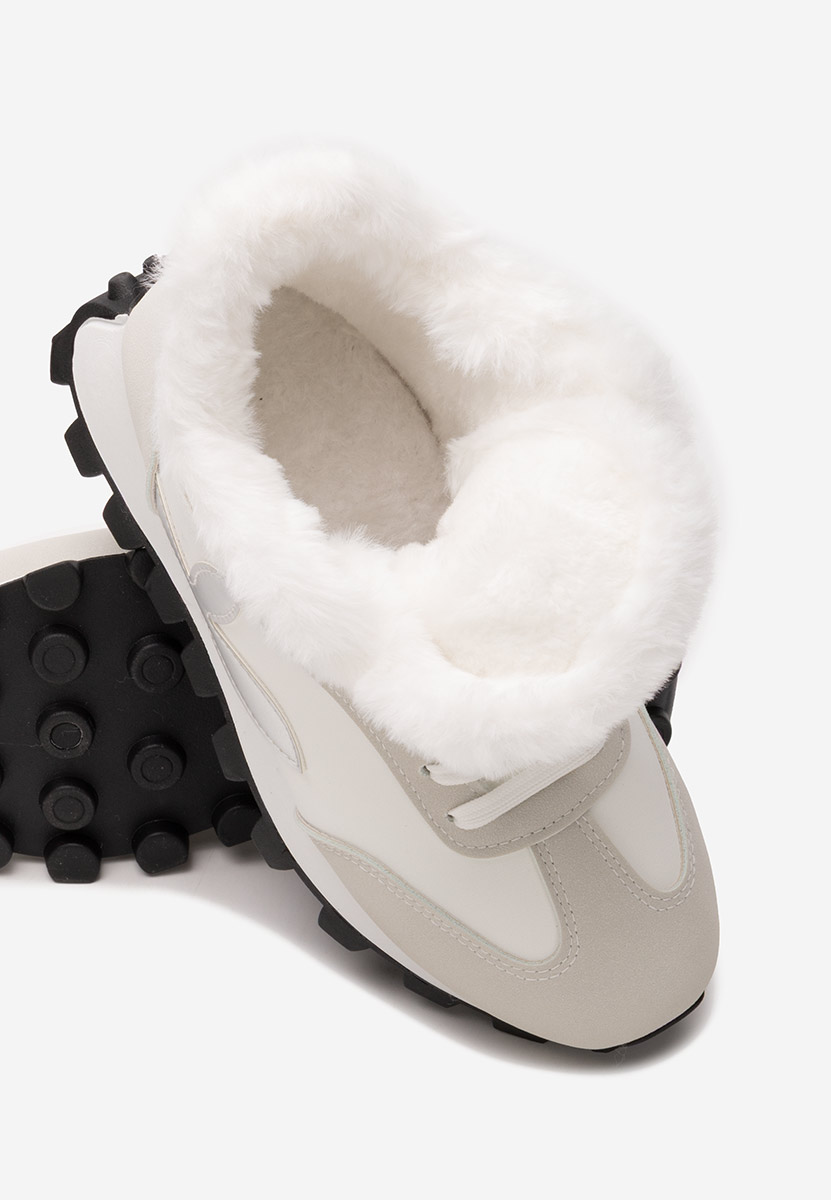 Biele dámske zimné tenisky Ozia