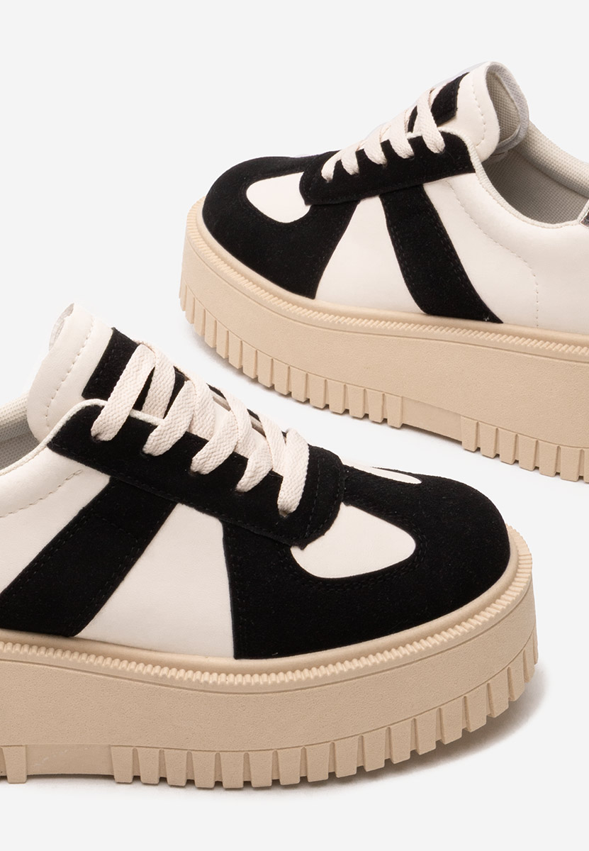 Čierne tenisky na platforme Michele