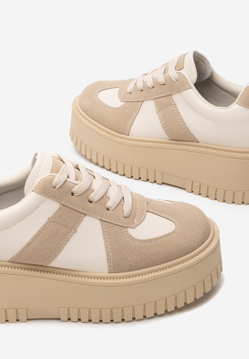 Khaki tenisky na platforme Michele