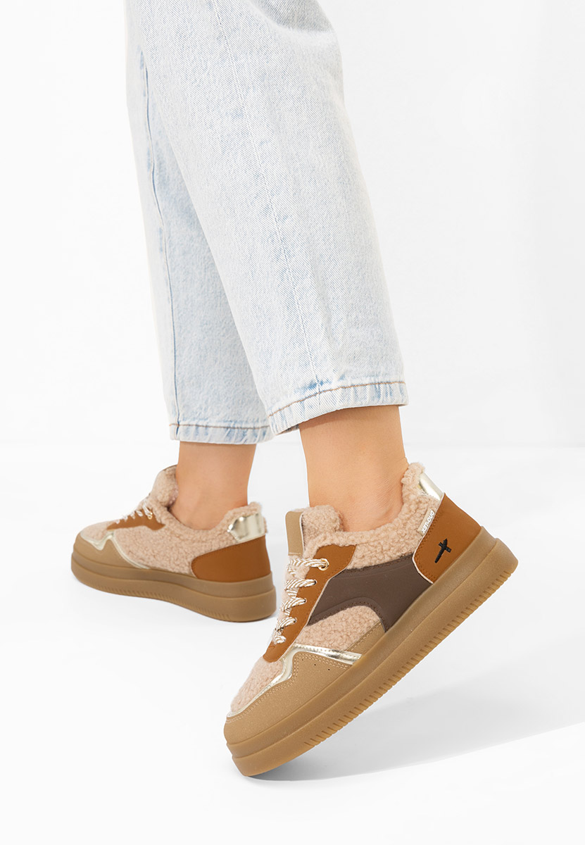 Khaki dámske tenisky Maisie