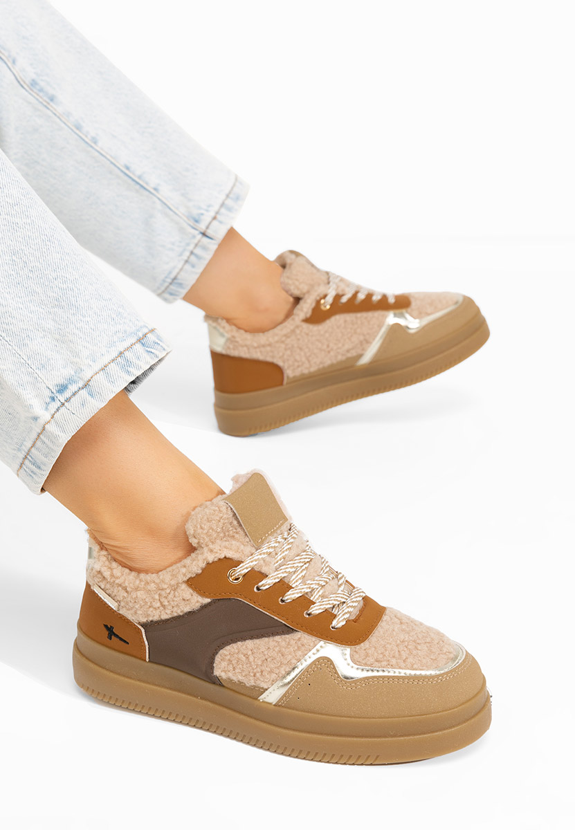 Khaki dámske tenisky Maisie