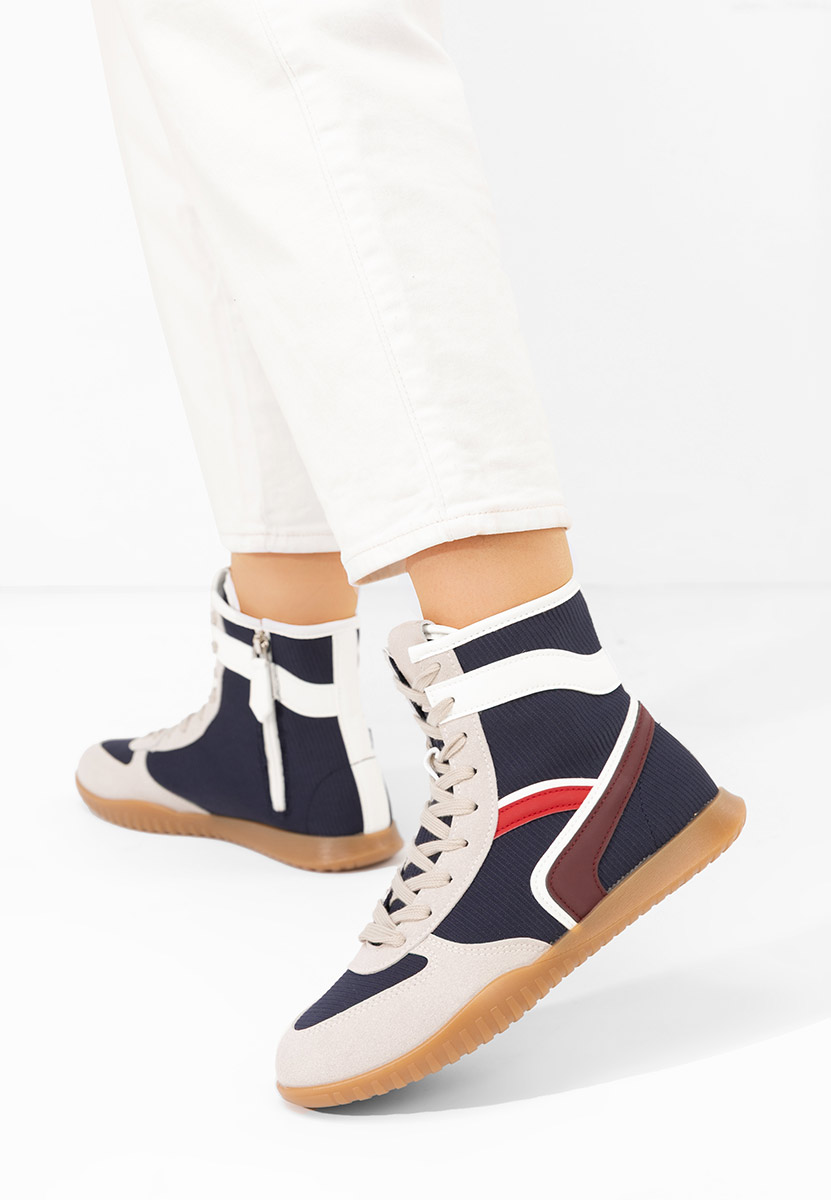 Farebné vysoké tenisky dámske Daine