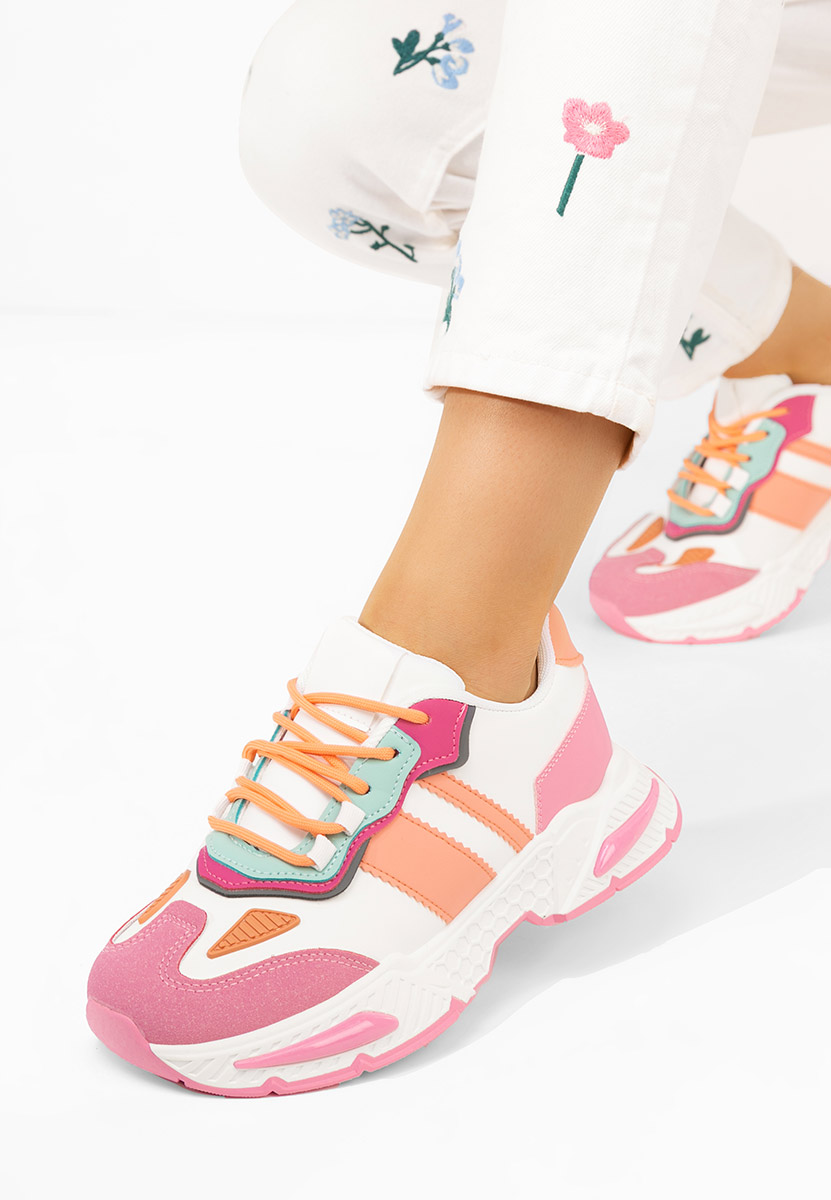 Fuchsiové dámske tenisky Elna