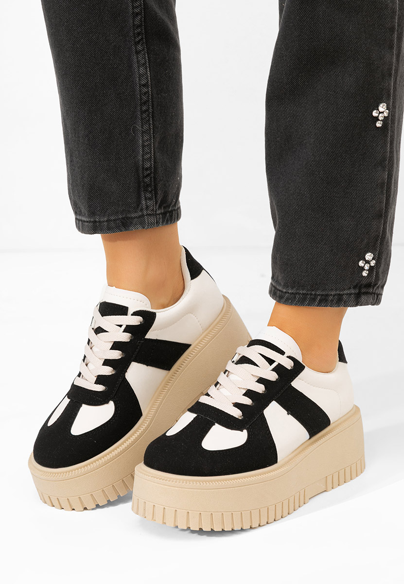 Čierne tenisky na platforme Michele