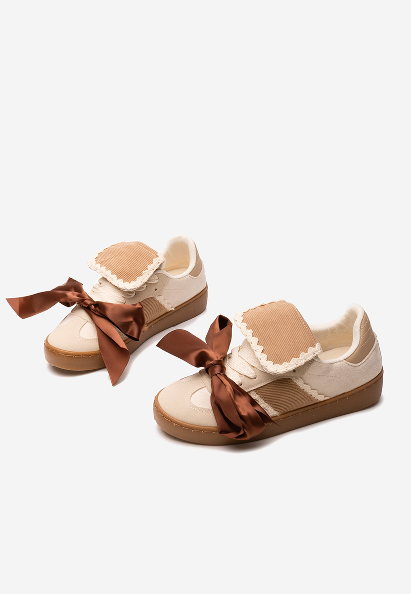 Béžové dámske tenisky Maxima