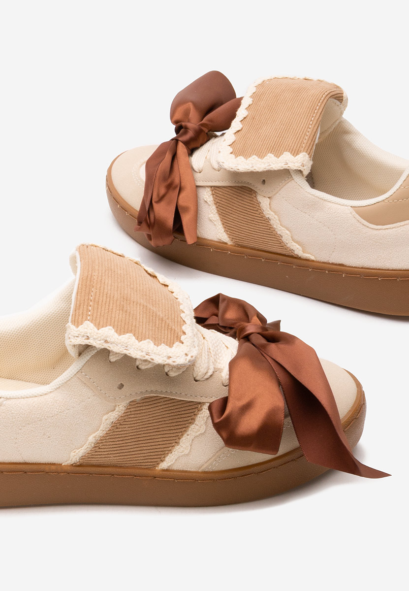 Béžové dámske tenisky Maxima