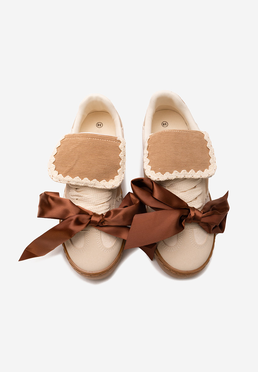 Béžové dámske tenisky Maxima