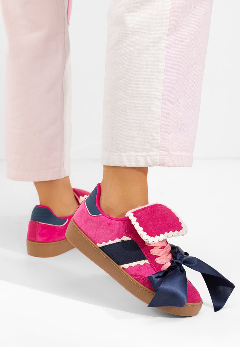 Fuchsiové dámske tenisky Maxima