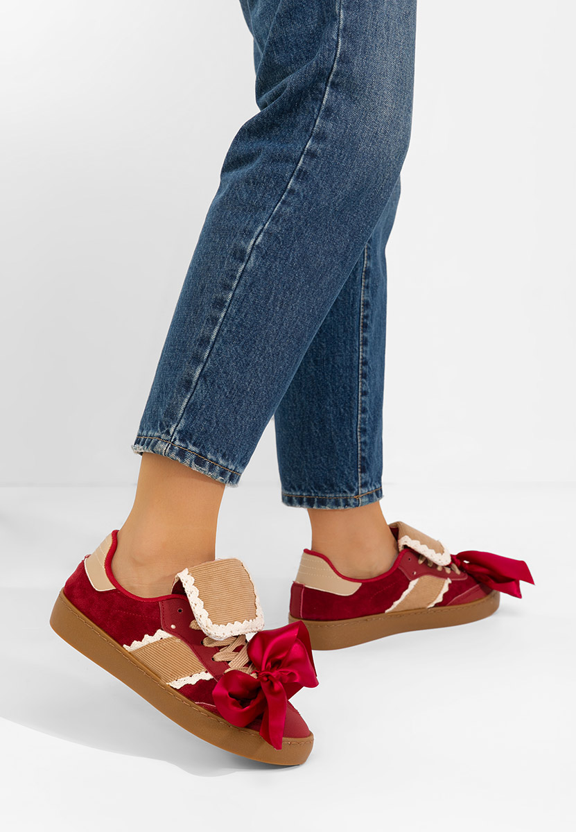 Bordové dámske tenisky Maxima