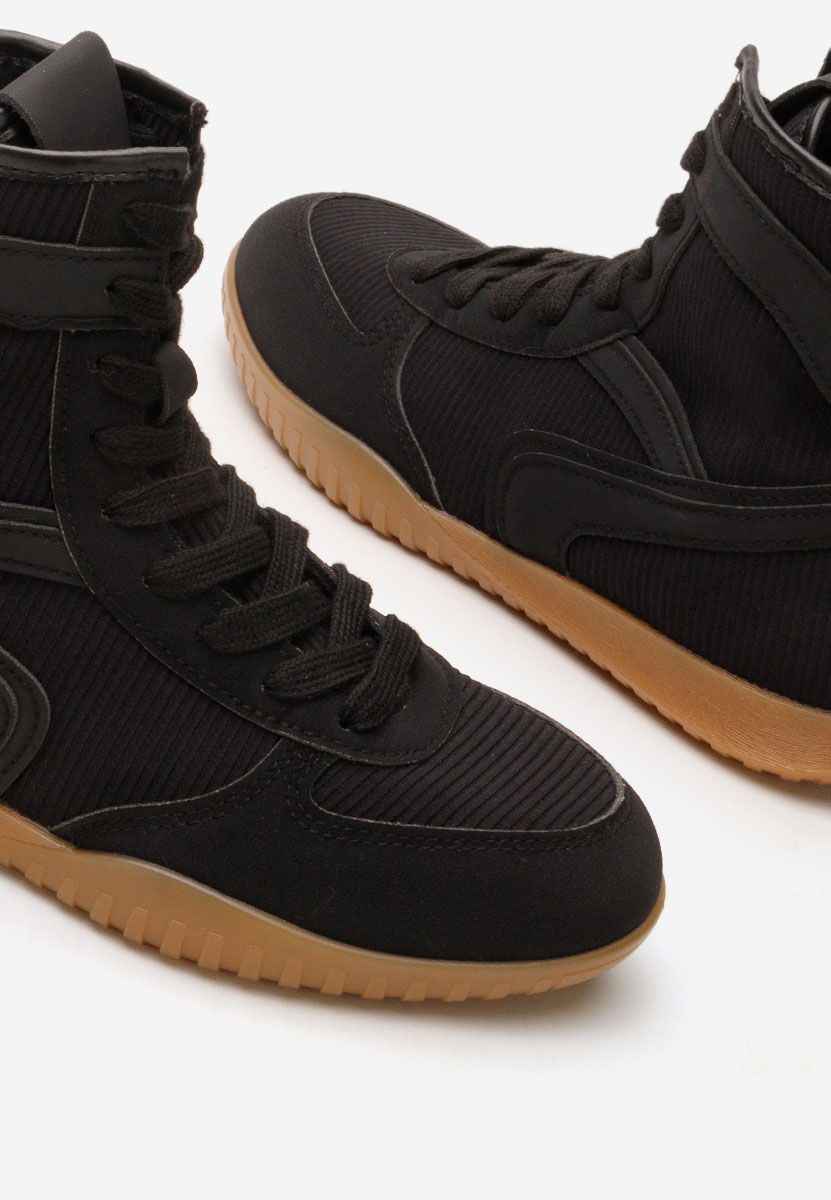 Čierne vysoké tenisky dámske Daine i