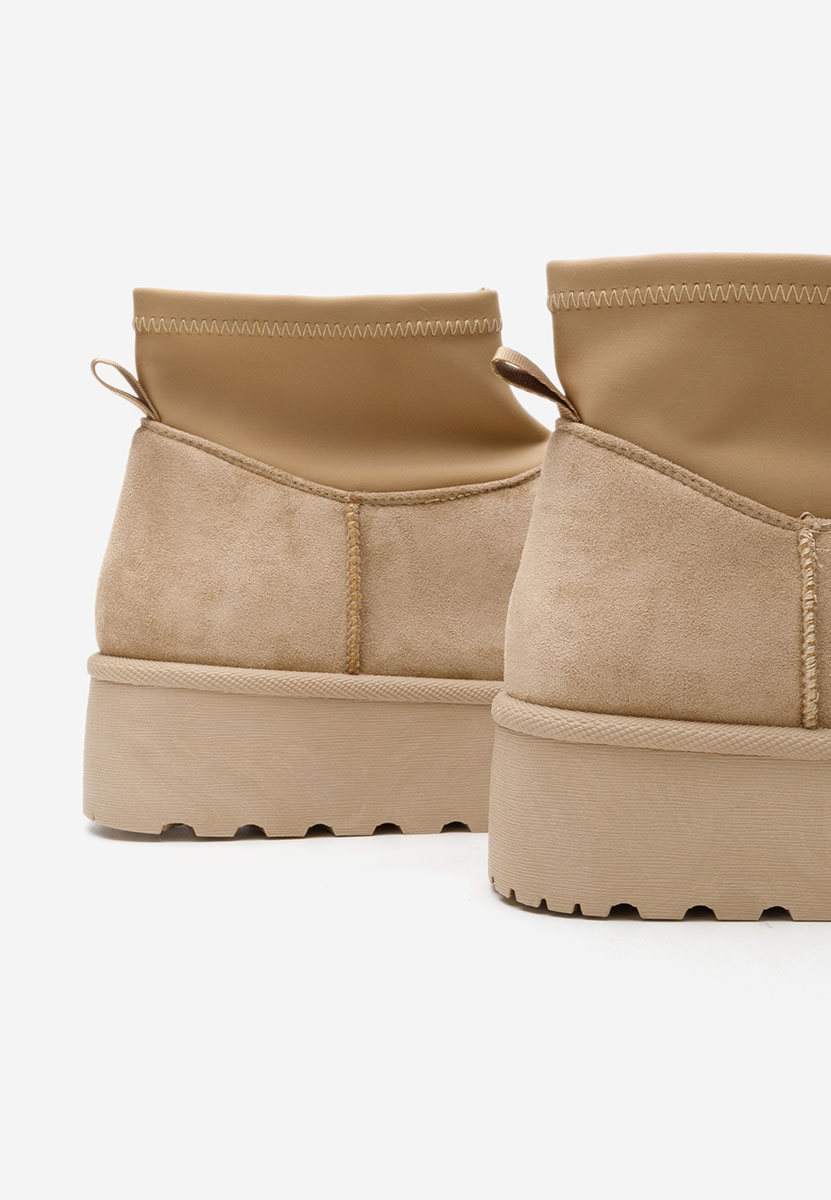 Khaki čižmy na platforme Aydena