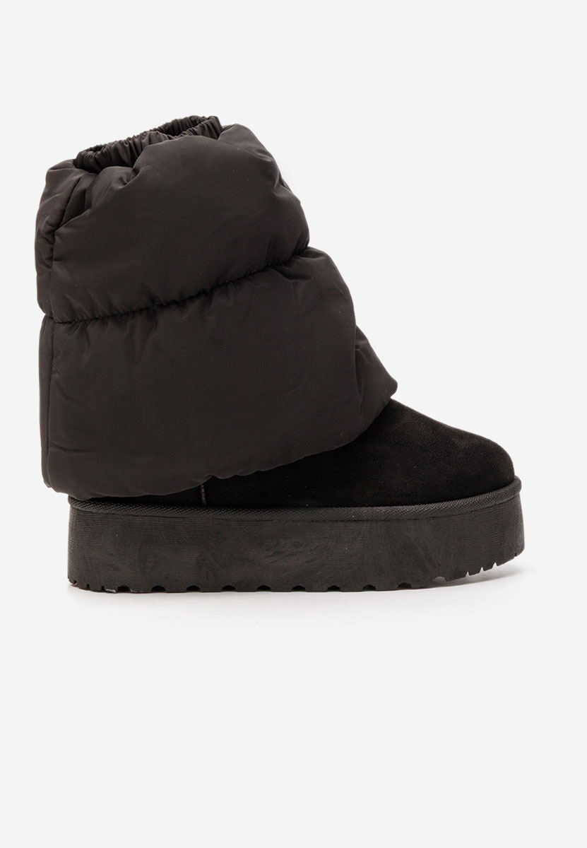 Čierne čižmy na platforme Aydena