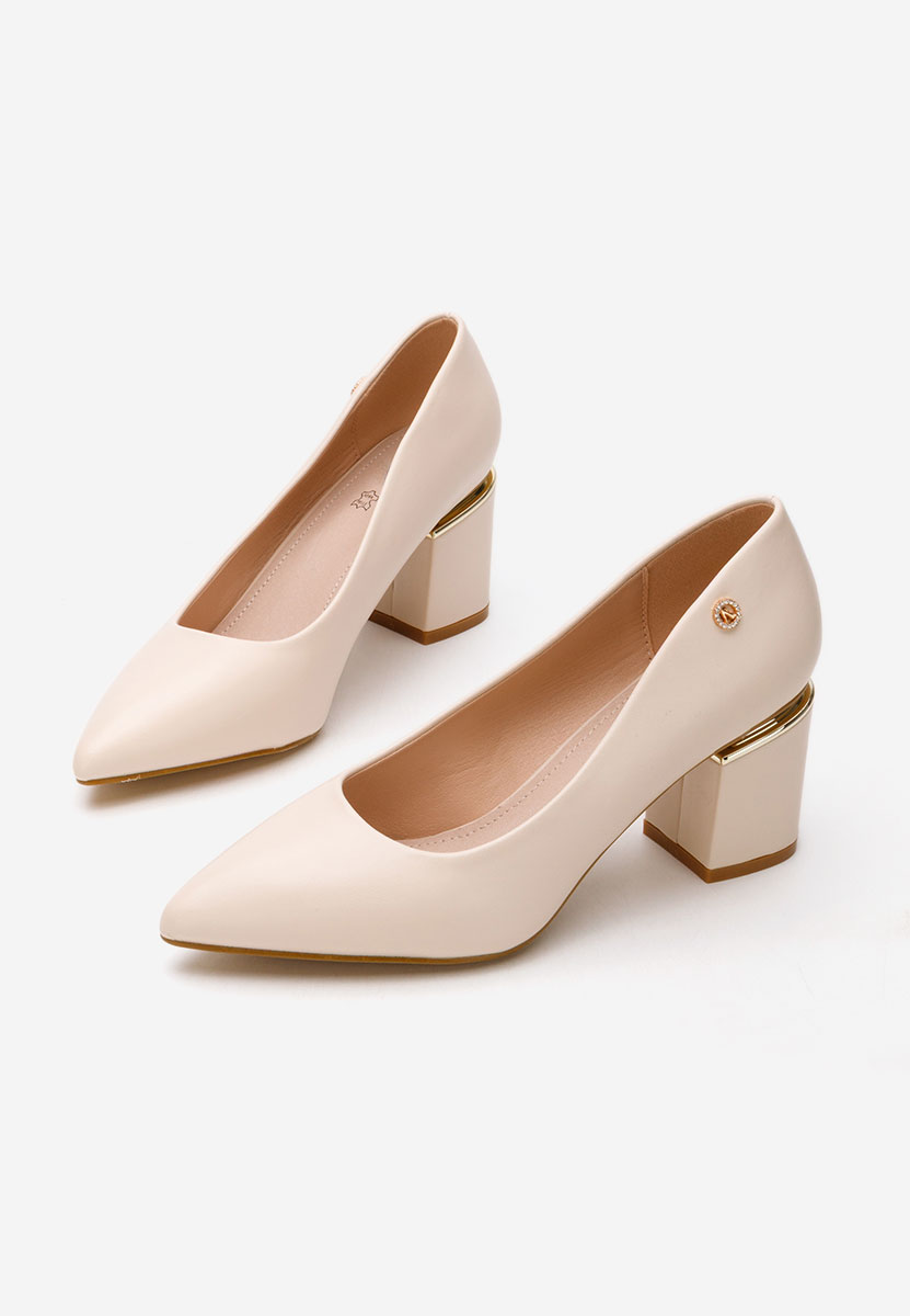 Béžové elegantné lodičky Nelia V4