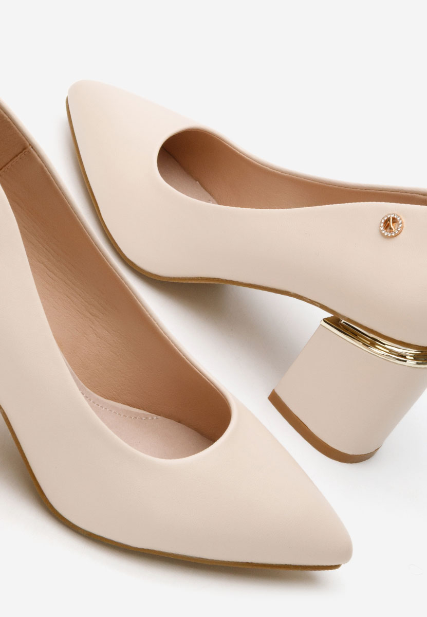 Béžové elegantné lodičky Nelia V4