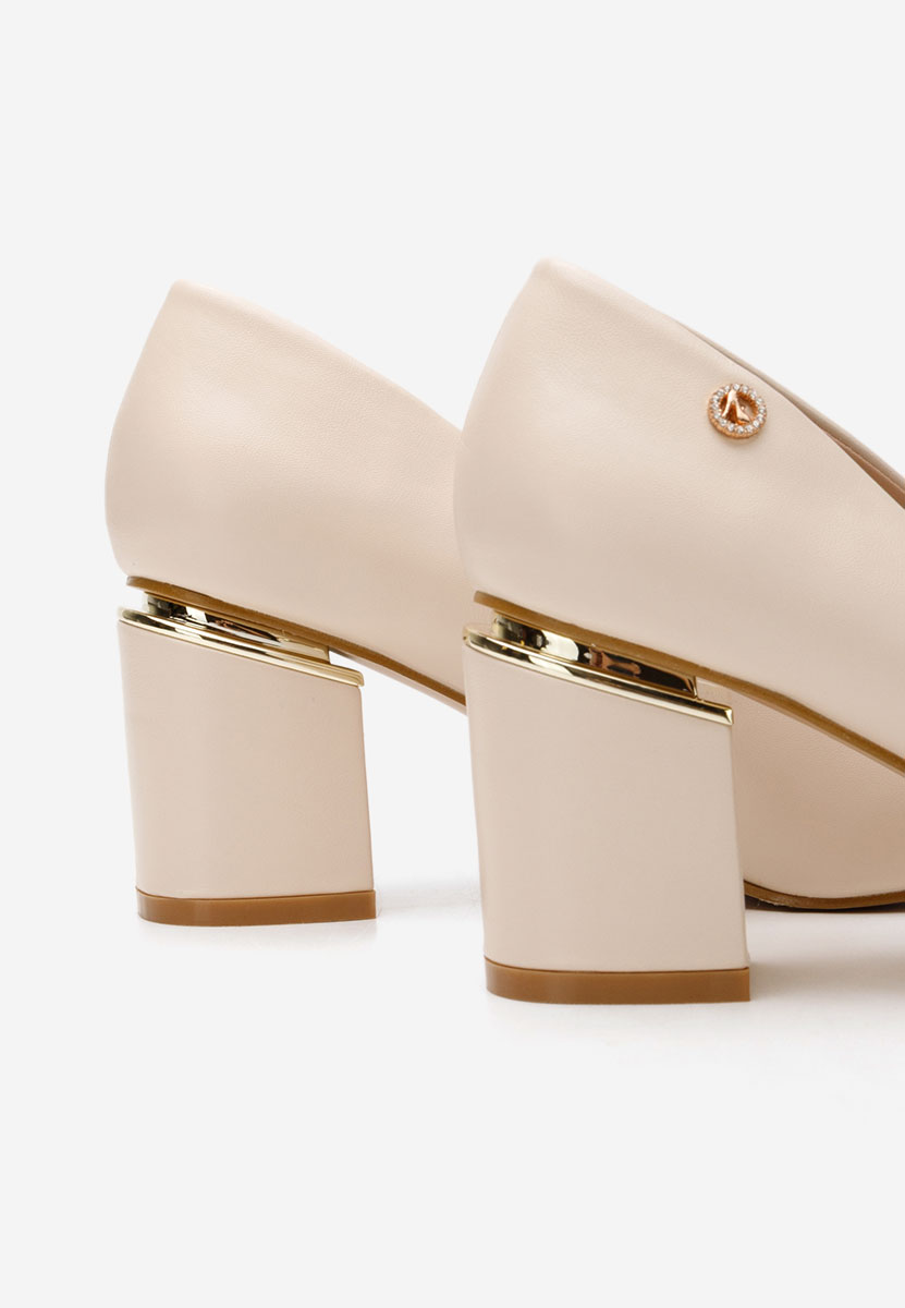 Béžové elegantné lodičky Nelia V4