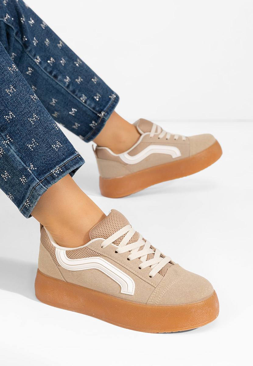 Khaki dámske tenisky Davira