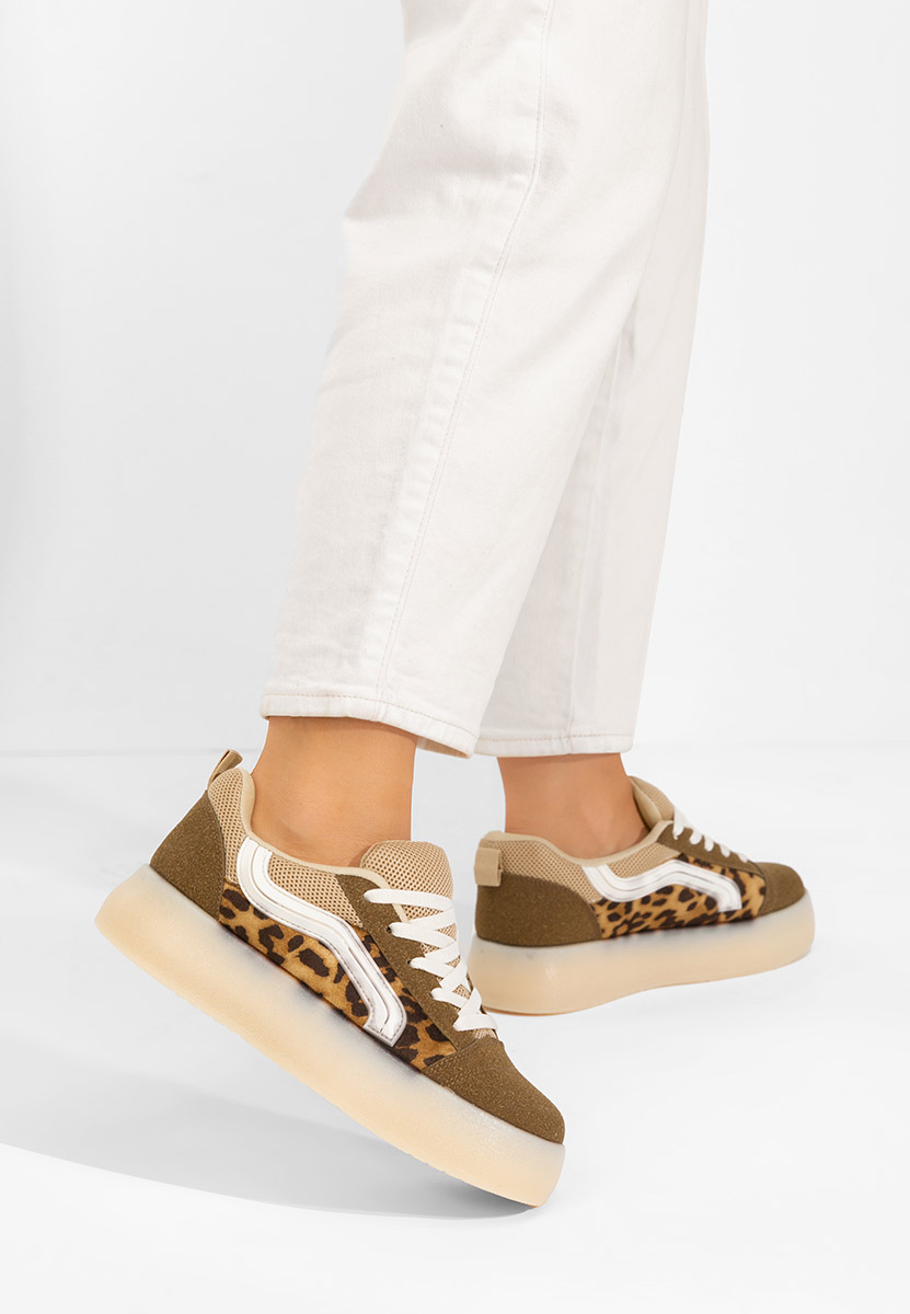 Zvieracia potlač dámske tenisky Davira