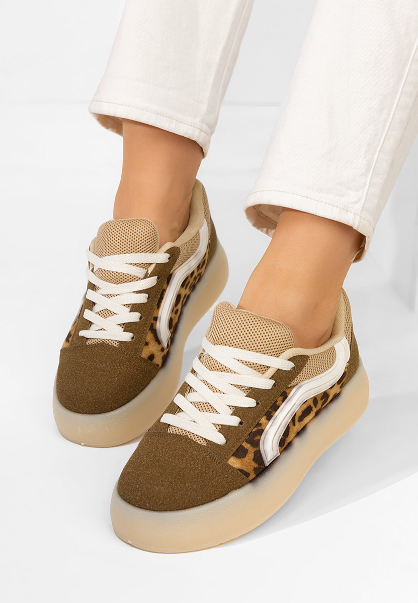 Zvieracia potlač dámske tenisky Davira